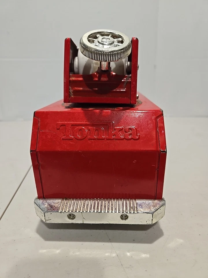 Camión de bomberos Tonka de acero de colección #5 cañón de agua 33105A con escalera de trabajo Foto 4 de 4