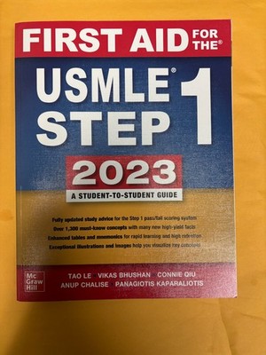 First Aid for the USMLE Step 1 2023 - Paperback - Very Good Condition