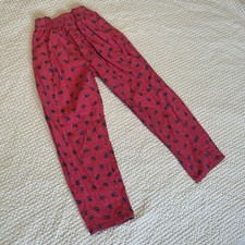 VINTAGE OshKosh B'gosh Floral Corduroy Pant Pink Size 6x