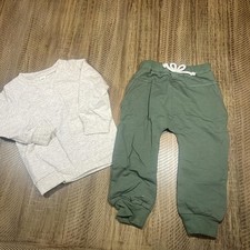 Baby Boy 2 piece long sleeve matching outfit - 12 - 18 Month - NWT