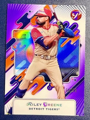 2025 Topps Pristine #273 Riley Greene Pristine Purple Refractors #/99