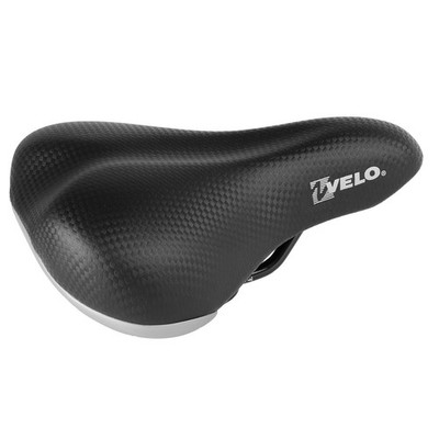 Velo Kinder Junior Fahrradsattel 153 x 206 mm schwarz mit Klemme Neu GN-744-B3