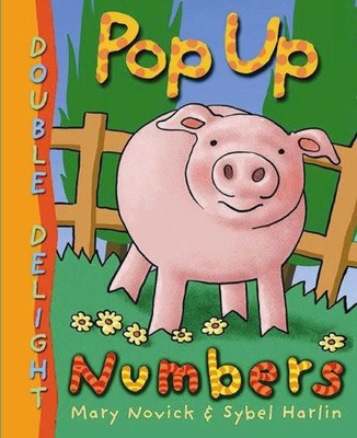 DOUBLE DELIGHT: POP-UP NUMBERS By Mary Novick & Sybel Harlin - Hardcover *VG+*