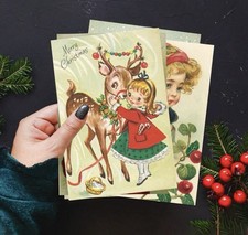Vintage Christmas cards (12) BRAND NEW