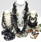 VINTAGE TO NOW FASHION/COSTUME JEWELRY NECKLACE LOT, ASSORTED TYPES & MATERIALS