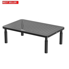 Computer Monitor Stand for Desk, Adjustable Laptop Riser Desk Monitor Stand 2026