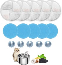 Cat Water Fountain Filter Replacement for Round 2L/67oz Pet Water Fountain