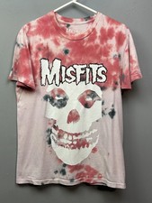 Misfits Shirt Mens Large Red Black White Tie Dye Band Skull Graphic Punk 2020