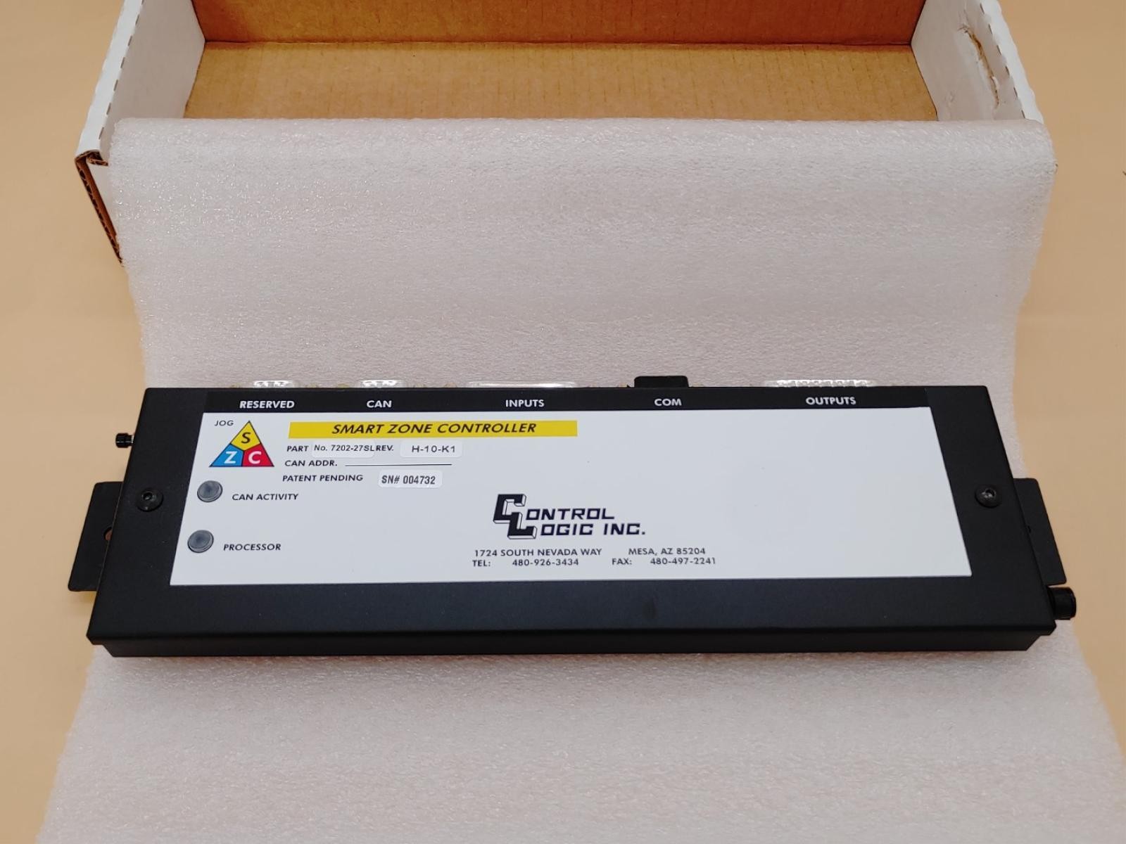 Control Logic Inc Smart Zone Controller 7202-27SL Rev. (H-10-K1) ✔✔ *UNIT ONLY*