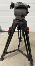 Cartoni F100 Focus Fluid Head, Tripod w/Spreader, 100mm Ball Mount system.