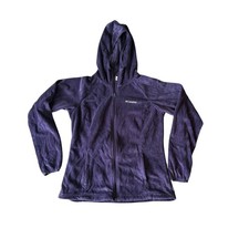 Columbia Womens Purple Full Zip Fleece Hoodie Jacket Size M