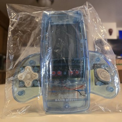 11 Game ''Clear Blue Pocket Game Player'' Portable Electronic Handheld Game NEW