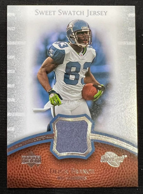 DEION BRANCH 2007 Sweet Spot Swatch Jersey #SS-DB NFL Game-Used Jersey