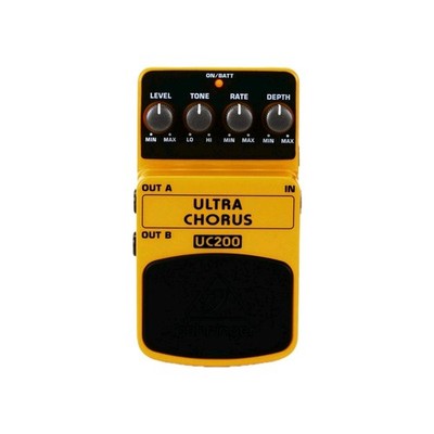 Behringer ULTRA CHORUS UC200 Ultimate Stereo Chorus Effektpedal für Gitarre