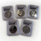 Lot of 5... 2024 BLACK RUTHENIUM 1 Oz 999 Silver American Eagle Coin.  1 of 500