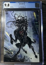Venom War #1 CGC 9.8 1:25 2nd Print Clayton Crain VIRGIN Variant Venom Horse!
