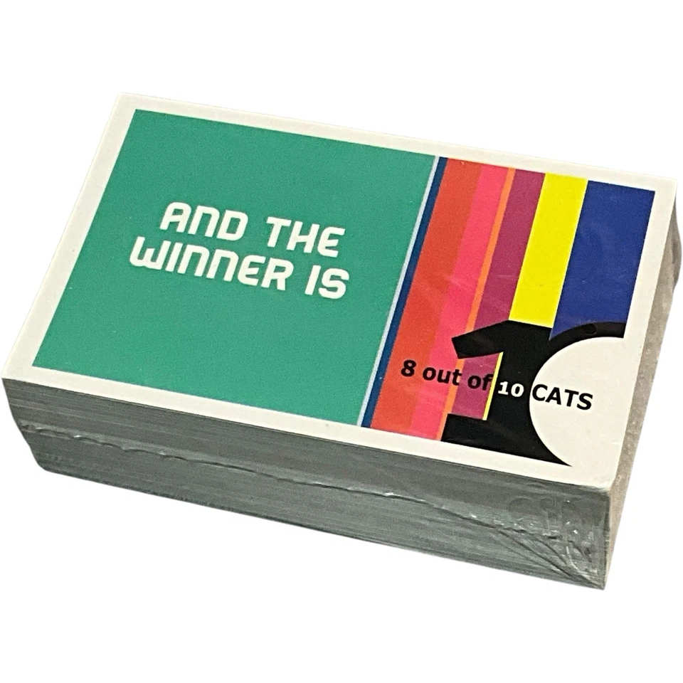 8 Out of 10 Cats Board Game Rocket Games TV Show Trivia Stats Cards New Open Box - Image 4 of 4