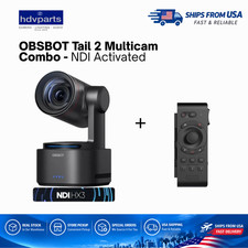 OBSBOT Tail 2 AI PTZR 4K Live Camera NDI Actv. with Tail Air Smart Remote