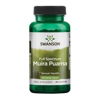 Swanson Full-Spectrum Muira Puama Root, 400Mg - 90 Caps (386,11 Eur/Kg)