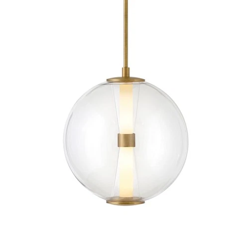 Hinkley Lighting 33107 Elin 14"W LED Pendant - Brass - Picture 1 of 9
