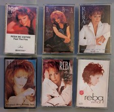 Lot of 6 Reba McEntire Vintage Cassette Tapes Greatest Hits Vol 2 Read My Mind