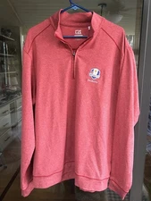 Cutter & Buck 1/4 Zip 2016 Ryder Cup Pullover XL