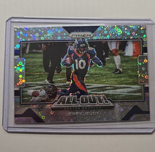 Panini 2021 Prizm All Out! Jerry Jeudy Disco Prizm #35 Denver Broncos Football