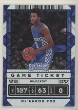 2020 Panini Contenders Draft Picks Game Ticket Green Explosion De'Aaron Fox 0b4g