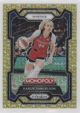 2024 Panini Prizm Monopoly WNBA Millionaire Gold Mojo /500 Karlie Samuelson 0nr3