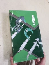 INSIZE 3400-1 Outside Micrometer, Ratchet Thimble 462V68