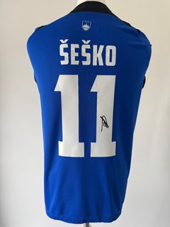 Signed BENJAMIN SESKO Slovenia Shirt PROOF/COA Manchester United Leipzig