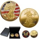 American Fine Gold & Silver Eagle Commemorative Coins, Statue of Liberty Gold...