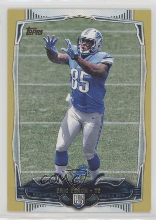 2014 Topps Gold 637/2014 Eric Ebron #340 Rookie RC 0af