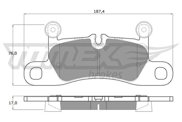 Tomex Brakes TX 19-26 Bremsbelagsatz, Scheibenbremse FüR Porsche VW-image