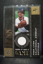 FRED LYNN 2007 SP Legendary Cuts GU relic #FL Red Sox