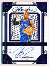 2024-25 Flawless Nate Robinson Framework Signatures Blue Auto #FRM-NTE (1/8)
