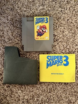 Super Mario Bros 3 Nintendo NES 1990 Tested Authentic with Manual