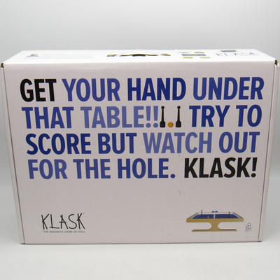 KLASK Magnetic Battle Board Game Hockey Game - NOT COMPLETE