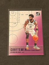 2022-23 Panini Donruss Basketball Kyrie Irving Craftsmen Press Proof Purple #8