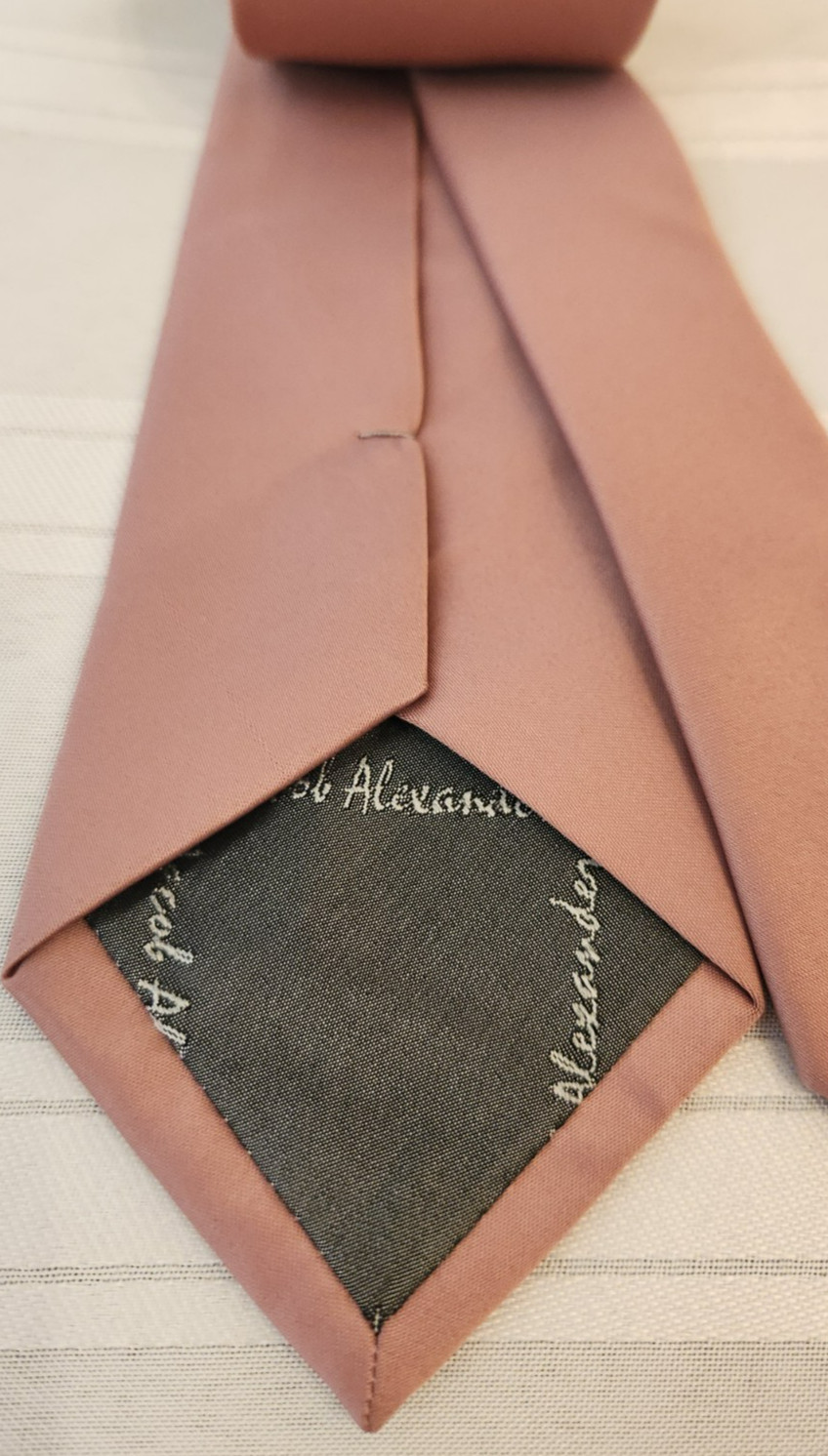 Men's 100% Microfiber Tie Solid Carnation Pink  B… - image 10