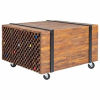 Teak Beistelltisch Couchtisch Sofatisch Kaffeetisch Tisch 60X60X38 Cm Vidaxl