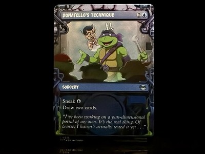 Donatello's Technique #228 U (Showcase) (FOIL) MTG Teenage Mutant