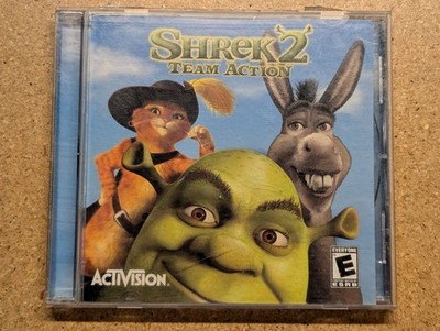 Shrek 2 Team Action PC CD-ROM Video Game Activision DreamWorks Adventure