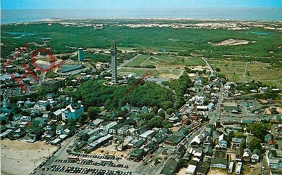 Ansichtskarte - Massachusetts, Cape Cod, Provincetown, Luftaufnahme