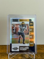 2022 Panini Chronicles Draft Picks Aidan Hutchinson #18 Contenders Optic Silver