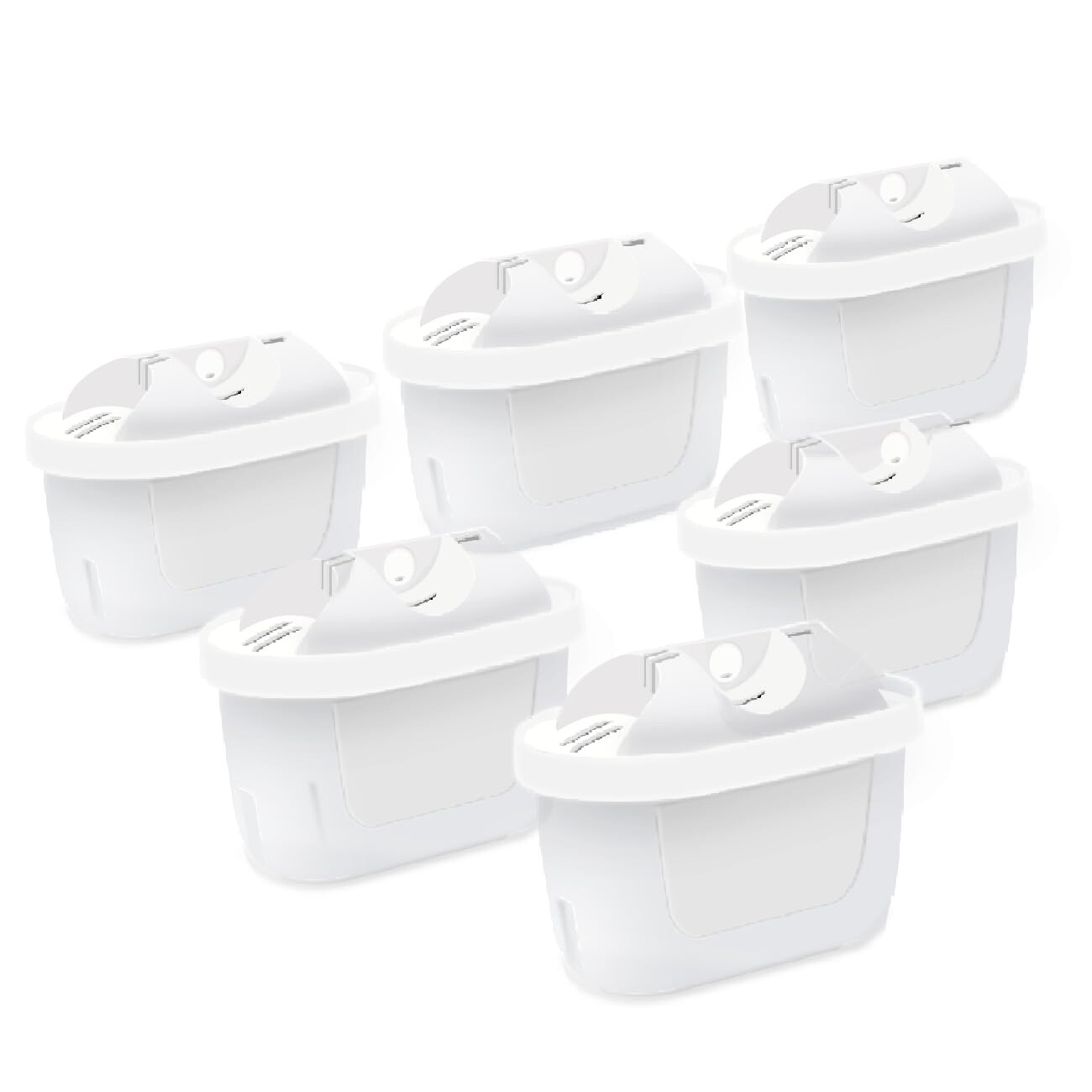 Mavea Maxtra+ Replacement Water Filters 6-Pack for Pitchers