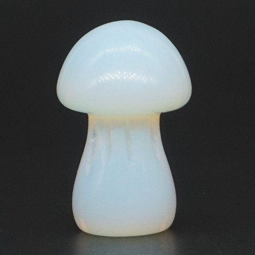 1.4" Mushroom Statue Natural Gemstone Crystal Carved Reiki Healing Decor 1pc - Picture 25 of 76