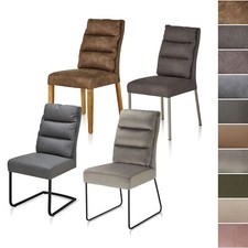 Stuhl Esszimmerstuhl Küchenstuhl Polsterstuhl Wohnzimmer Freischwinger smart