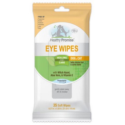 Healthy Promise Pet Eye Wipes  35 Soft Wipes By Four Paws