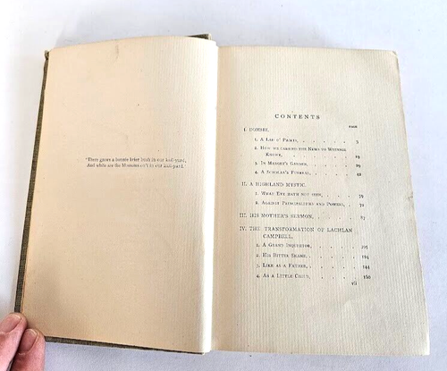 Neben dem Bonnie Brier Bush Buch Antik 1895 von Ian Maclaren - Bild 6 von 10